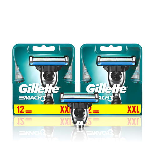 Gillette mach3 confezione 2x12 - gillette,