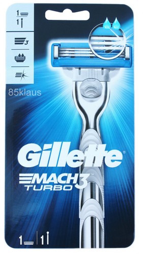 Gillette mach3 turbo rasoio - mach3,