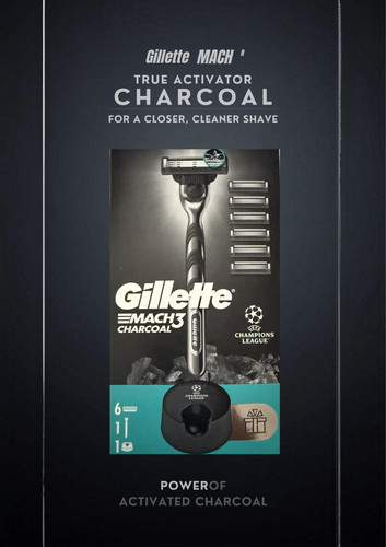 Gillette mach3 charcoal - gillette,