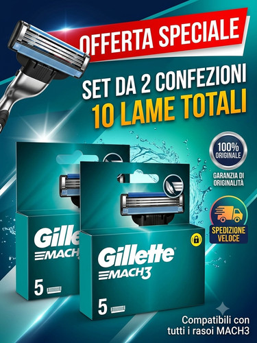 Gillette mach3 ricariche - mach3,